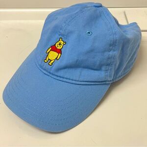 Disney Winnie the Pooh Embroidered Character Blue Dad Hat Adjustable